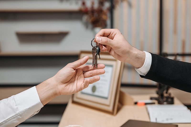 Homeowner reviewing their remortgage paperwork